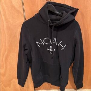 NOAH x Barbour Zebra Core Logo Hoodie - Black